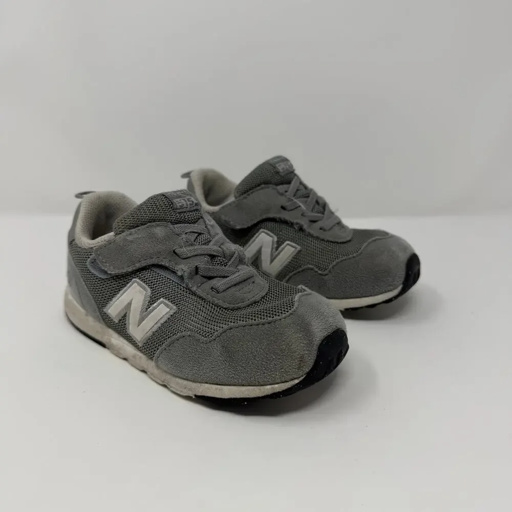 New Balance 515 Gray Toddler Sneakers Velcro Size 9